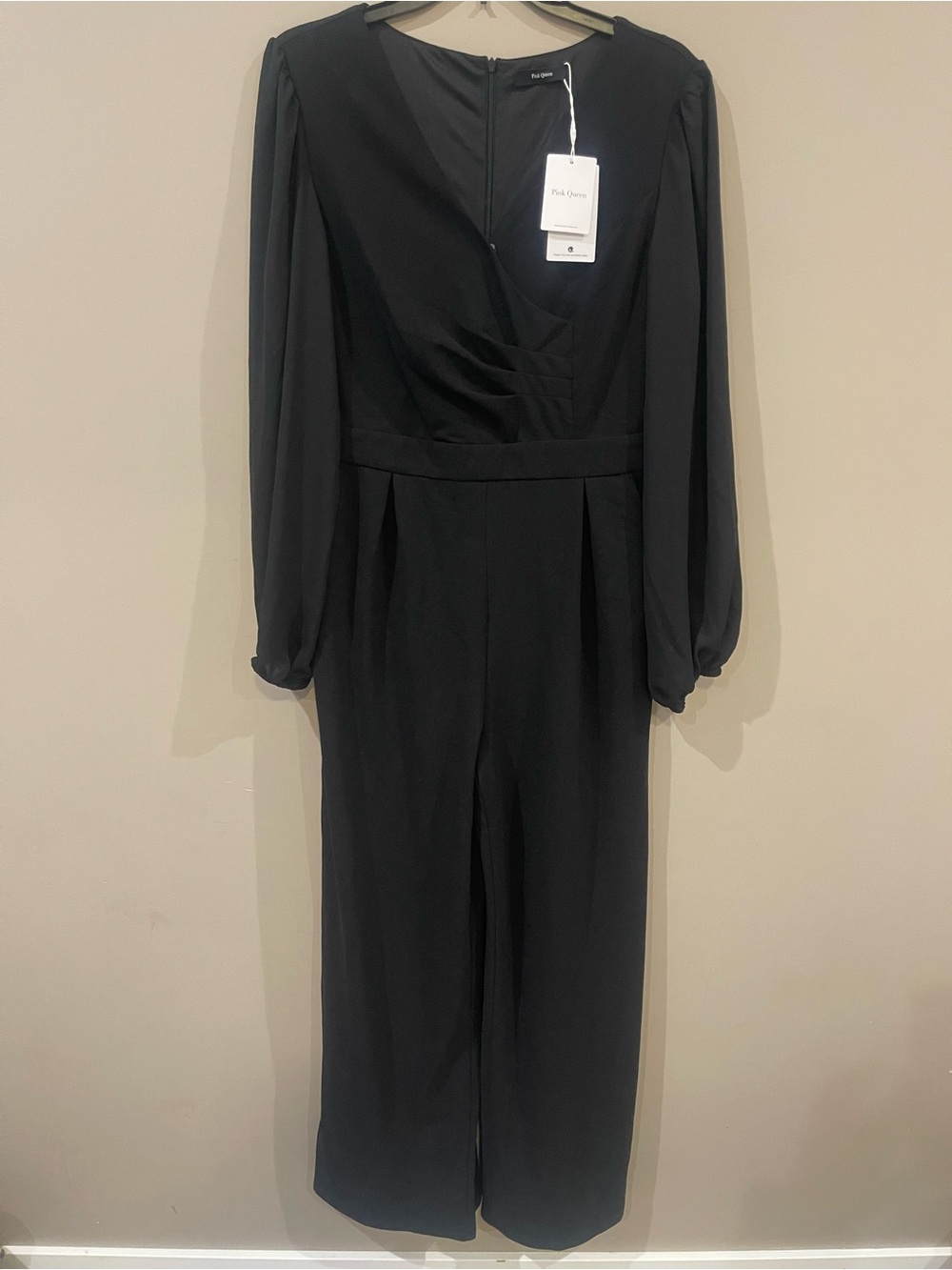 Black Long-Sleeve Jumpsuit by Paul + Joe